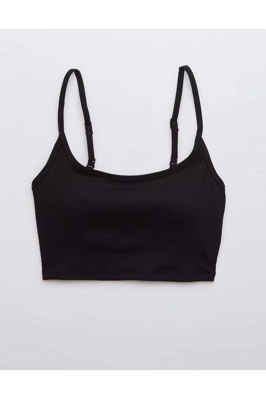 Aerie Ribbed Longline Scoop Bikini Top | American Eagle Outfitters (US & CA)