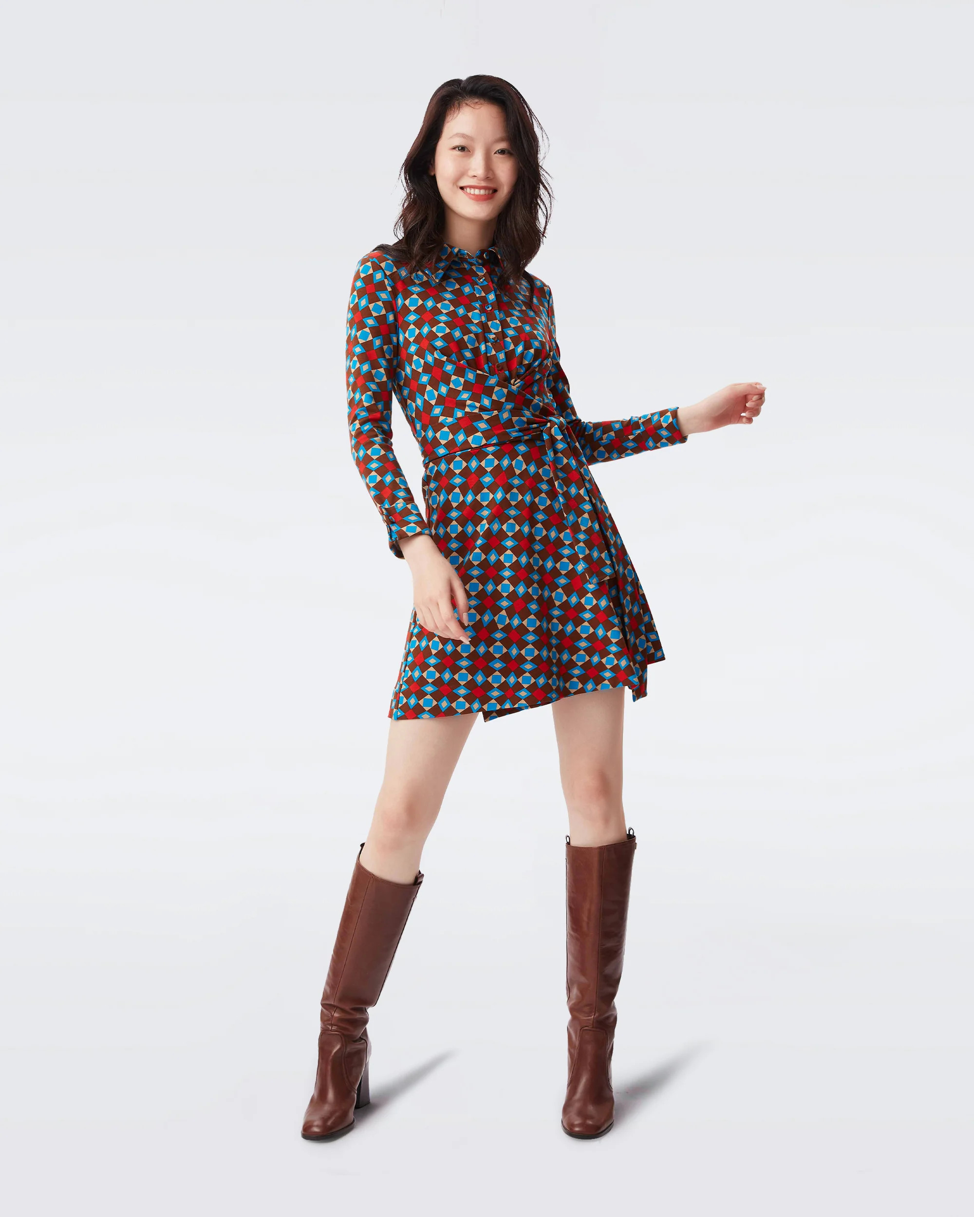 Didi Mini Wrap Dress | Diane von Furstenberg US - Dynamic