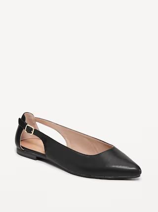 Faux-Leather Slingback Ballet Flat | Old Navy (US)