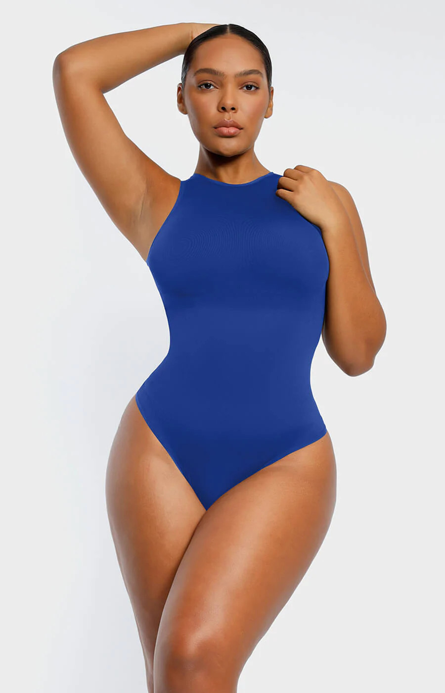 PowerConceal™ Sleeveless High Neck Bodysuit | Shapellx