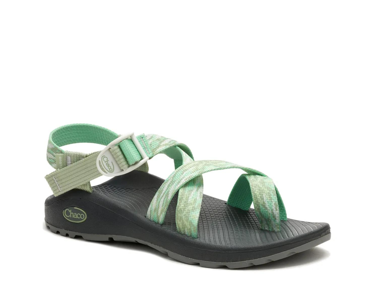 Chaco Z Cloud 2 Sandal | Women's | Green/Multicolor | Size 11 | Sandals | DSW