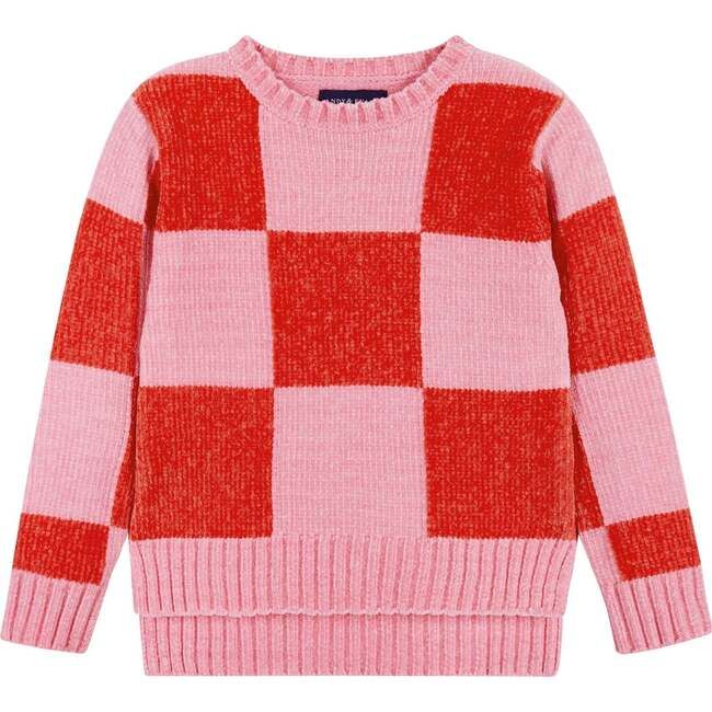 Chenille Checker Sweater | Maisonette