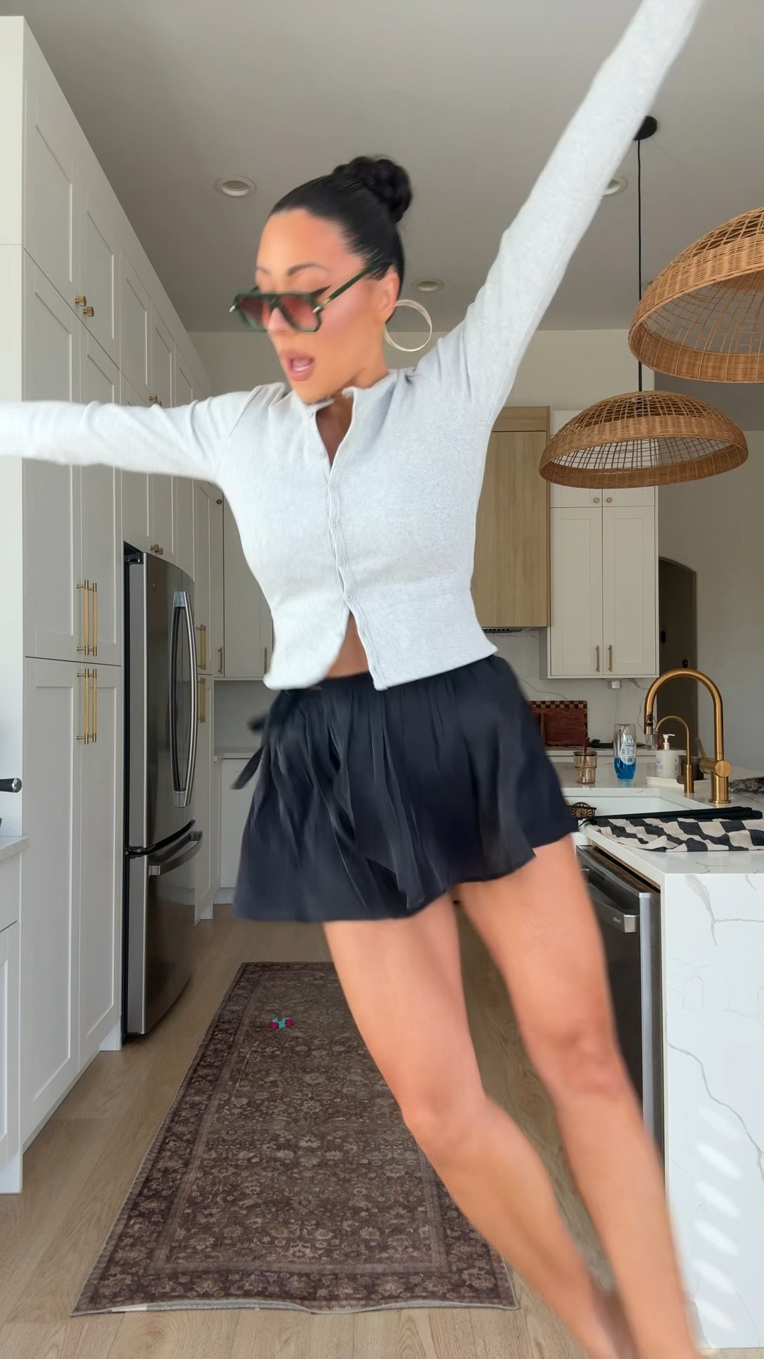Team Jenna for DWTS!!!!! Wearing @Target today for this video!
Size small cardigan 
Size XS skort 

Target finds

#LTKootd #LTKActive #LTKSeasonal