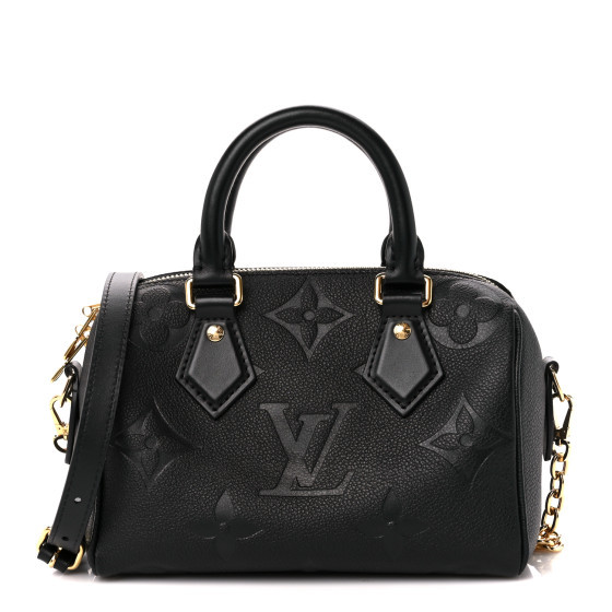 Empreinte Monogram Giant Speedy Bandouliere 20 Black | FASHIONPHILE (US)