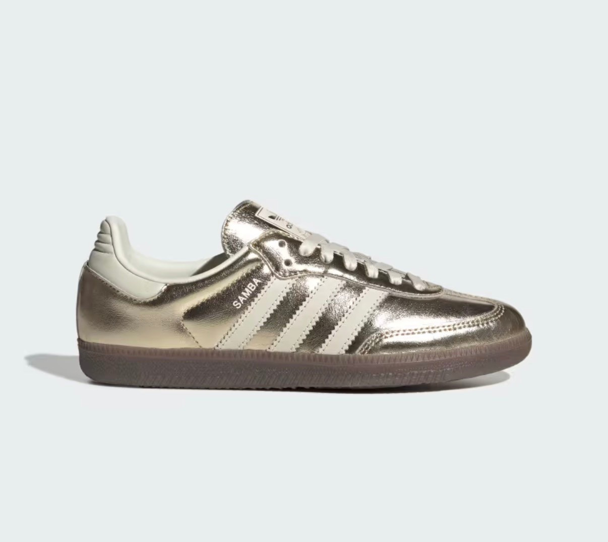 These gold metallic sneakers are so versatile you can dress them up or dress them down. You can wear them with your dresses, Eugene, all of your fall outfits.

#LTKActive #LTKWorkwear #LTKTravel