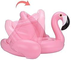 Weefloat Baby Flamingo Float with Canopy Inflatable Pool Float - Baby Flamingo Popular Baby Infan... | Amazon (US)