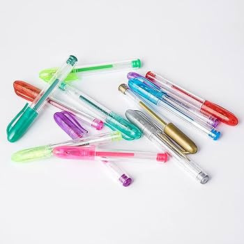 24 Pack Mini Glitter Gel Pen,Tiny Pens for School,Office and Home… (1) | Amazon (US)