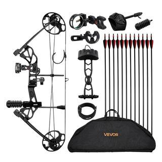 Compound Bow Archery, Adjustable 19-30 in. Draw Length Compound Bow Package for Beginner, 19-70 lbs. Draw Weight | The Home Depot
