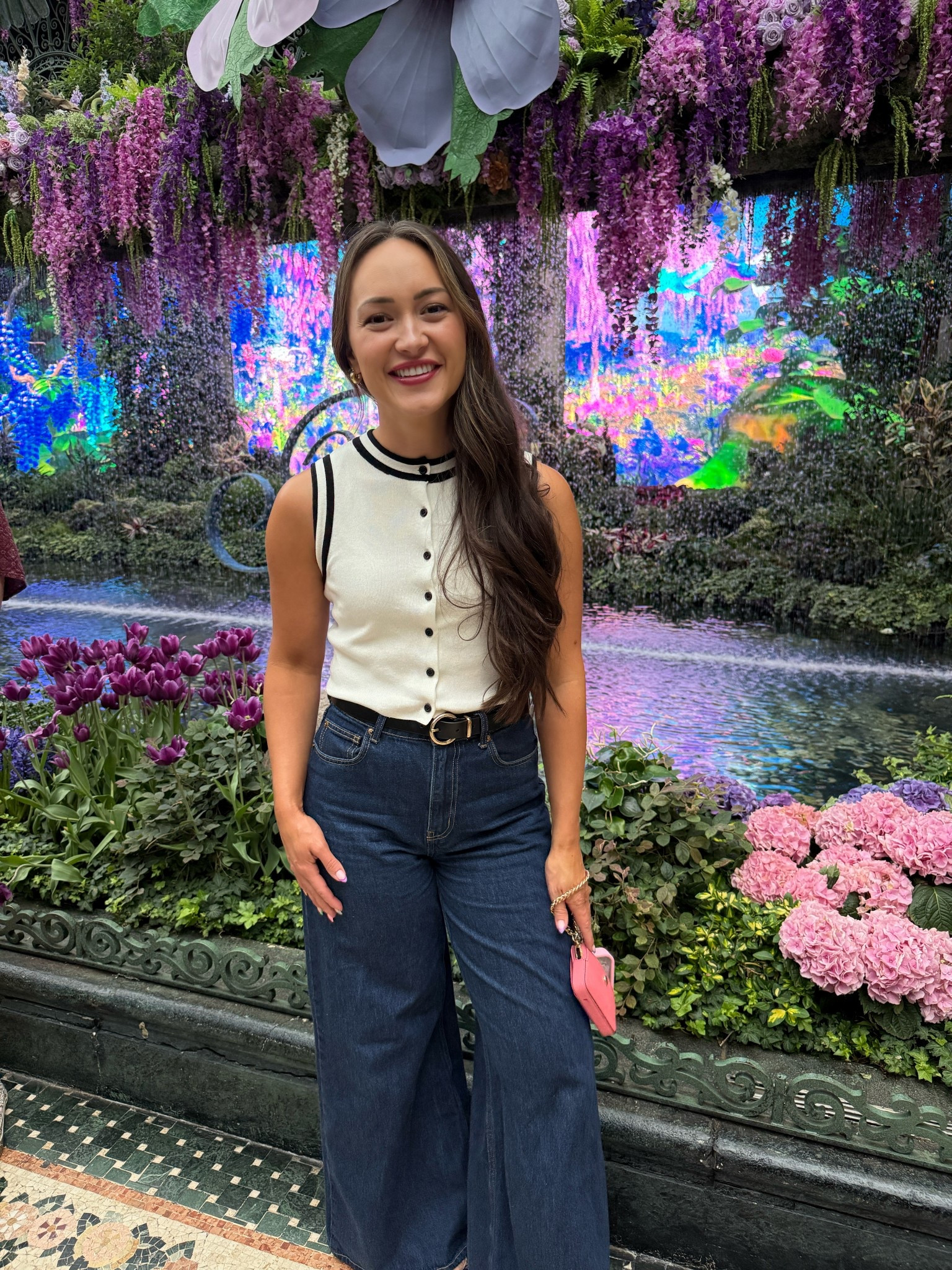 Stopped by the Bellagio gardens during my birthday trip and it was incredible. 💐My husband went shopping for my bday and surprised me with some new outfits and this top was one of them. 💕 I’ll link to a bunch of similar cropped vests below!

#LTKPetite #LTKSeasonal #LTKFindsUnder50