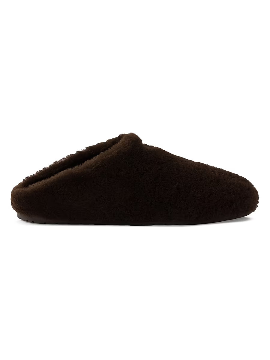 Women's Shearling Mules - Brown - Size 9.5 | Saks Fifth Avenue