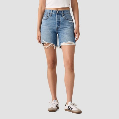 Levi's® 501 Women's Mid-Thigh Shorts - Blow Big Horns 34 | Target