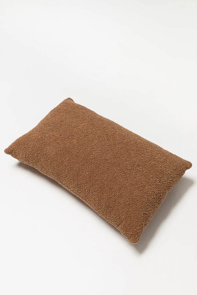 Dulce Lumbar Boucle Pillow 25" x 16" | Cura Home