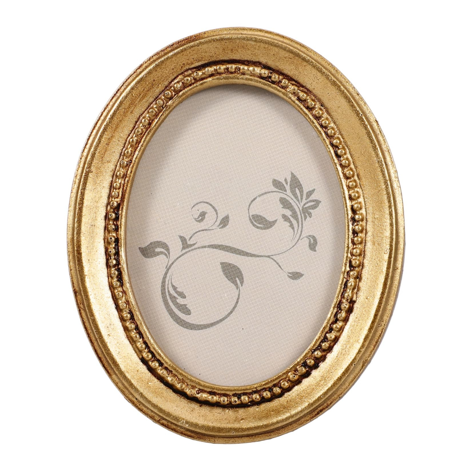 Oval Antique Photo Frames 4x3inch Vintage Picture Frame European Style Farmhouse Small Resin Pict... | Amazon (US)