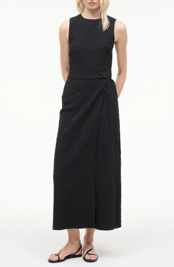 STAUD Nema Smock Midi Dress | Nordstrom | Nordstrom