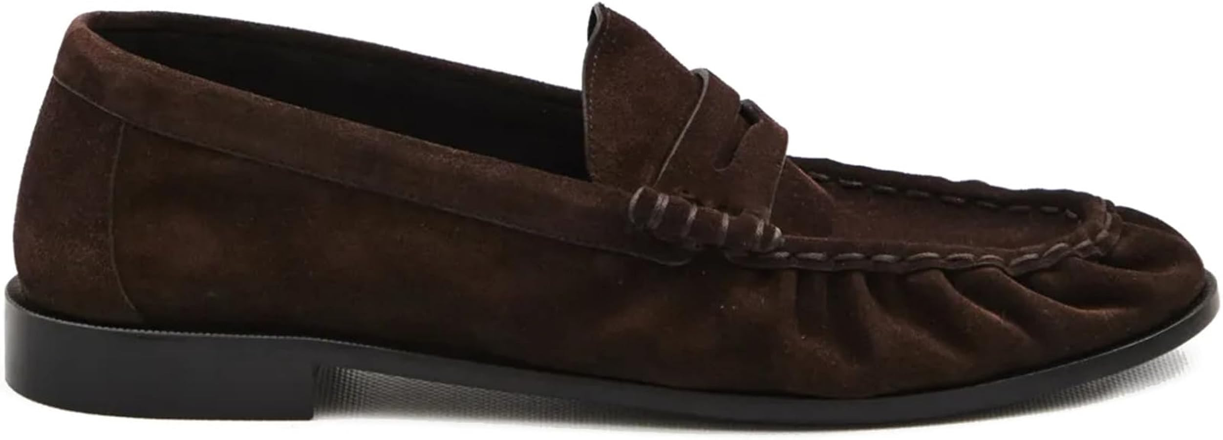 Penny Loafers for Women Slip on Flats Shoes Suede Closed Round Toe Comfort Casual Dress Work Shoe... | Amazon (US)