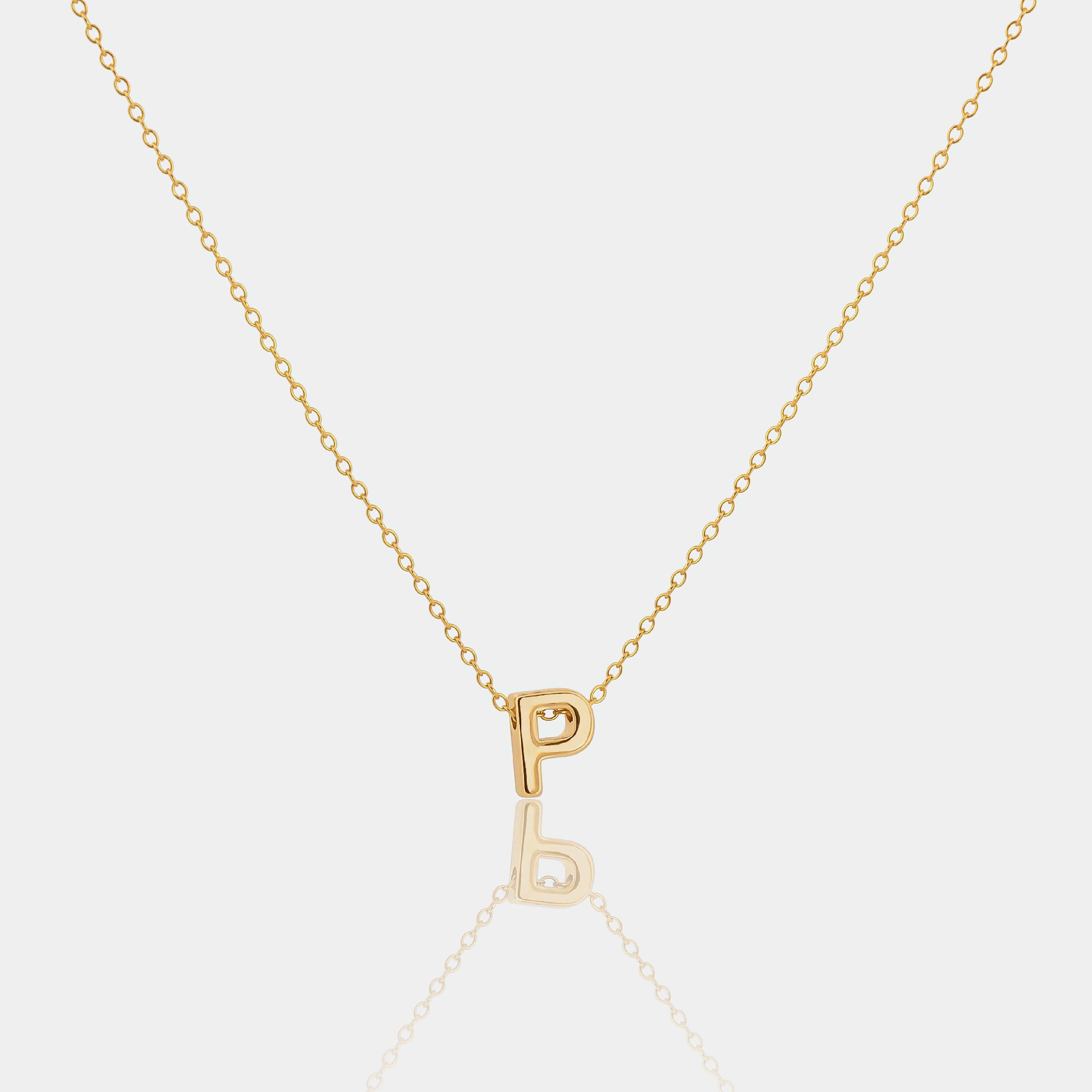 Classic Initial Necklace | LINK'D THE LABEL