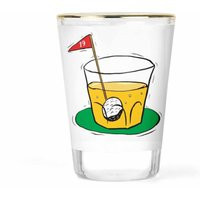 Golf 19Th Hole Shot Glass - Gold Rimmed 1.5 Oz | Etsy (US)