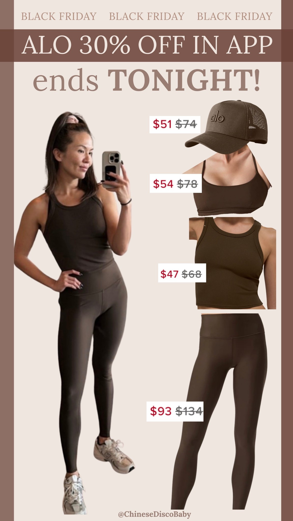 Shop my alo fit. 🤎 the sale is IN APP and ends TONIGHT!! Make sure to grab everything before!

#LTKHoliday #LTKootd #LTKSaleAlert