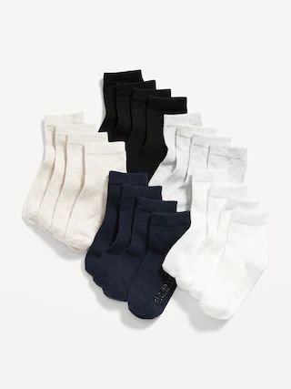 Unisex Crew Socks 10-Pack for Toddler & Baby | Old Navy (US)