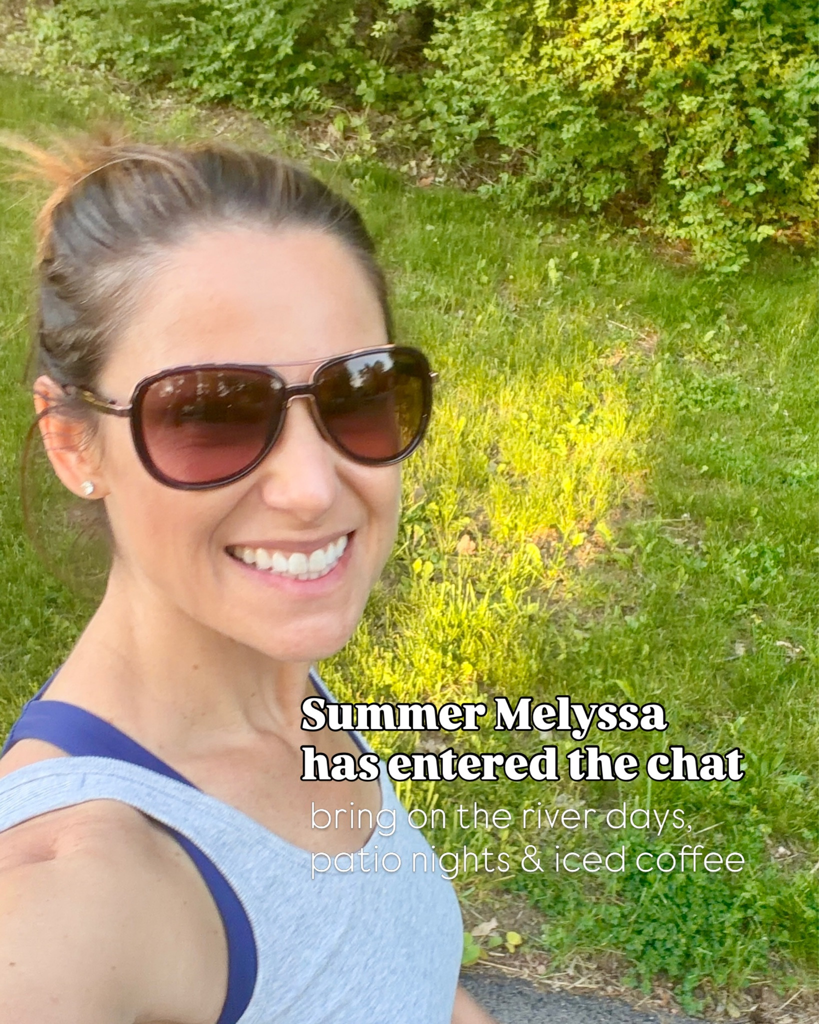 Memorial Day weekend always feels like the unofficial start of summer for me ☀️
River days, iced coffee, pool floats, patriotic everything and slow evenings outside… these are the little things I wait for all year long.

What’s one thing that instantly makes you think of summertime?

Comment Shop for link!