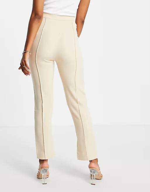 Rare London coordinating cigarette pants in cream | ASOS (Global)