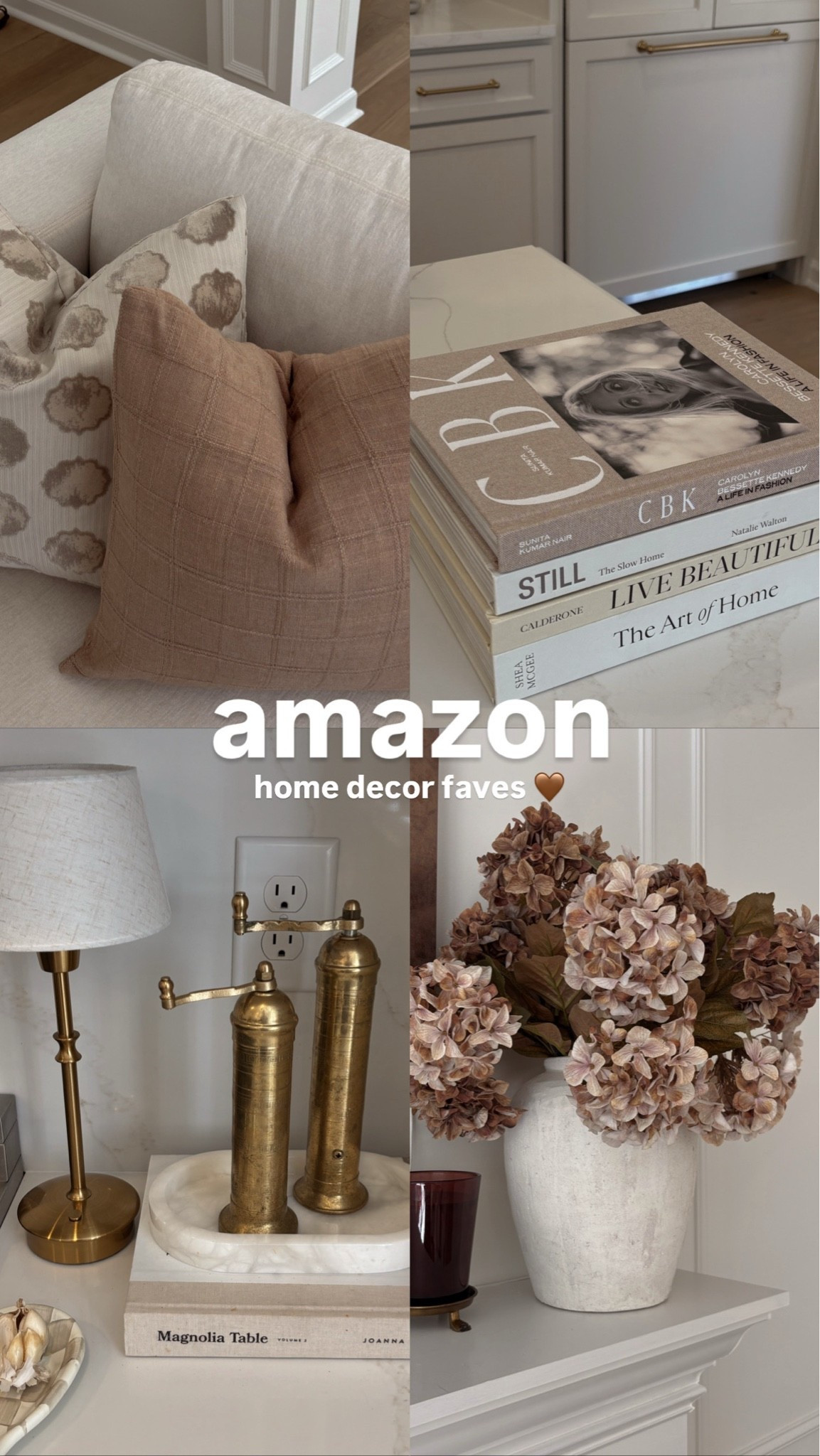 Love all of these amazon finds in my home! 🤎🫶🏼