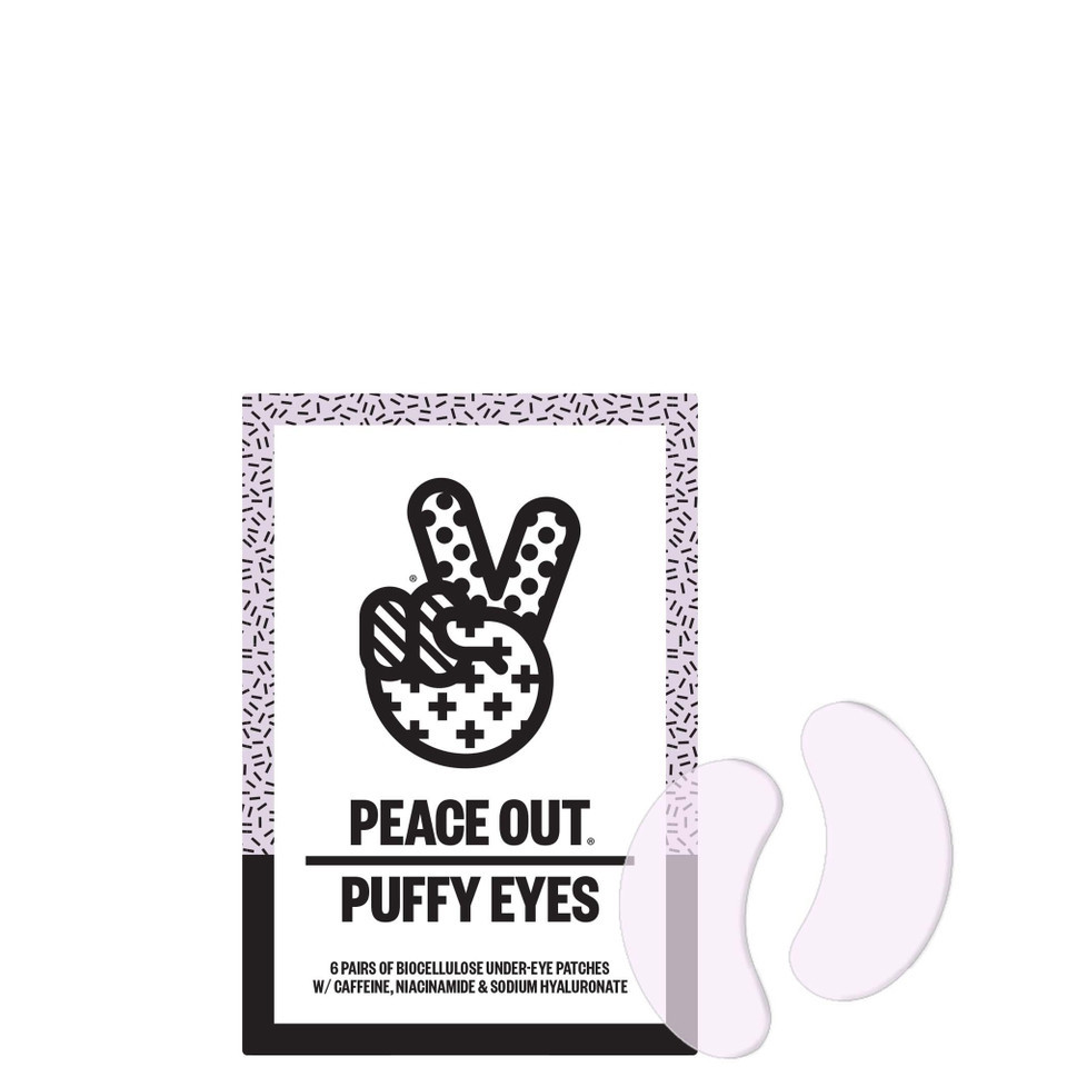Peace Out Puffy Under-Eye Patches (6 pairs) | Dermstore