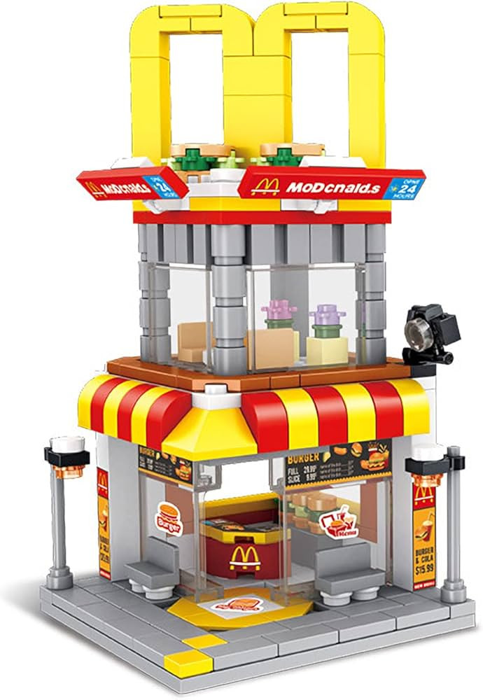 LITTCO Building Blocks City Street View Building Toy 3D Toy Blocks DIY Bricks Toys Building Set U... | Amazon (US)