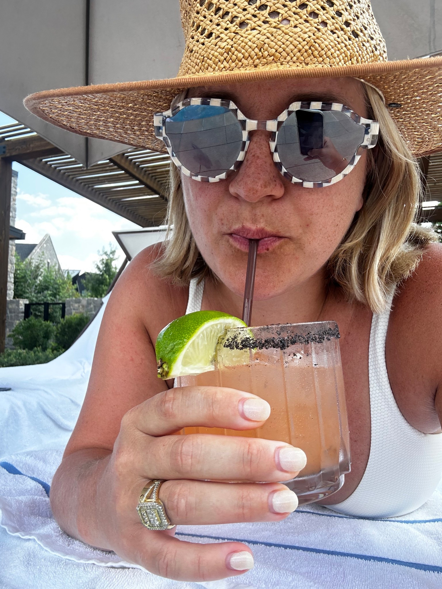 Krewe Sunnies are life 😎.

#LTKSwim