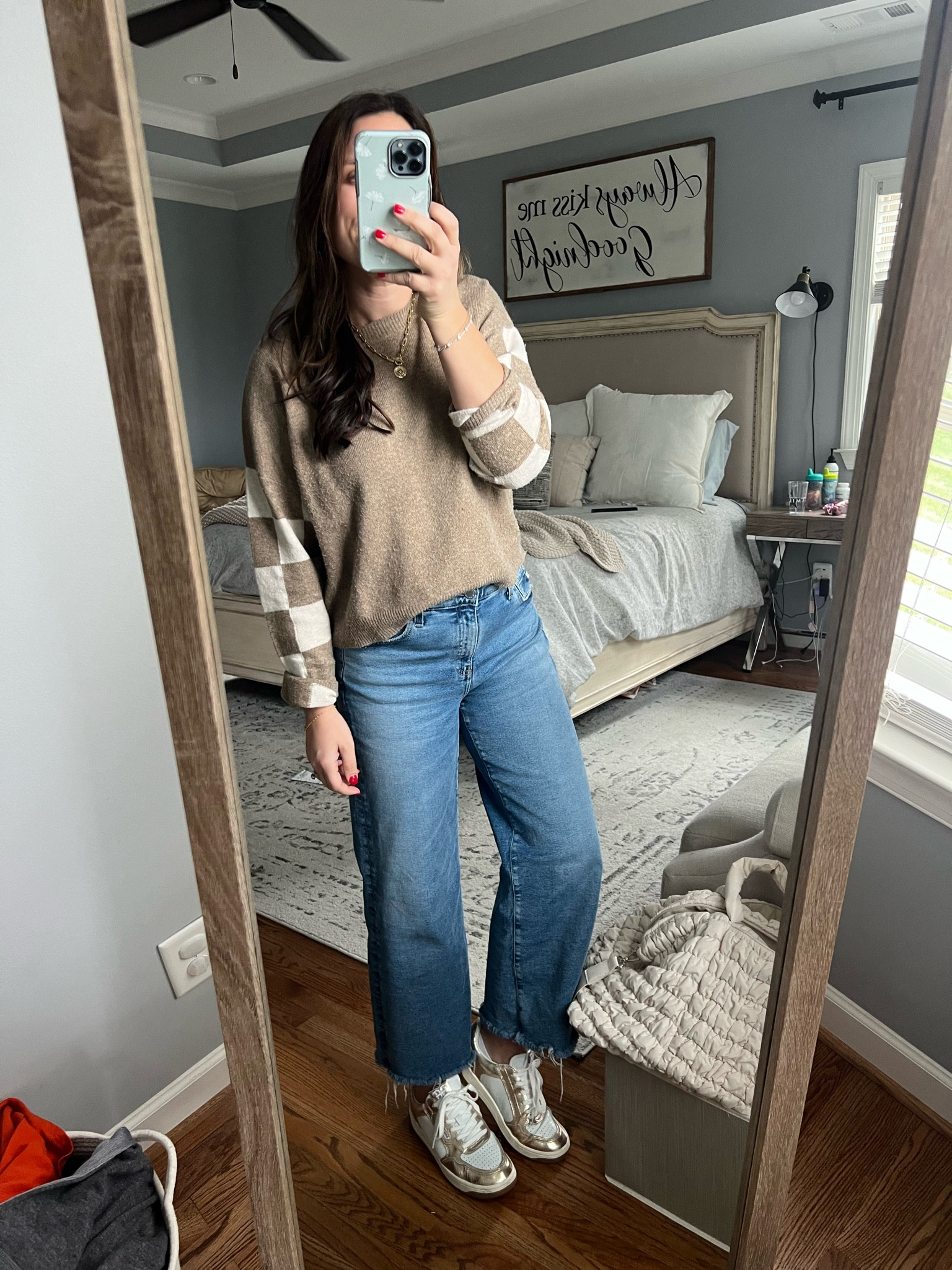 -sized up to a large in the sweater
-jeans I’m wearing a 28 in the most flattering jeans (5’5 140 lbs)
-shoes are so comfy! Run TTS come in 1/2 sizes 

#LTKGiftGuide #LTKHome #LTKMidsize