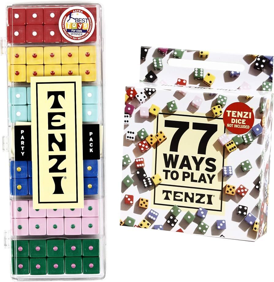 TENZI Party Pack Dice Game Bundle with 77 Ways to Play TENZI - A Fun, Fast Frenzy for The Whole F... | Amazon (US)