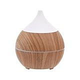 Amazon Basics 200ml Ultrasonic Aromatherapy Essential Oil Diffuser with Bluetooth Speaker, Classic W | Amazon (US)