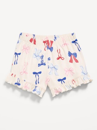 Ribbed Ruffled Shorts for Toddler Girls | Old Navy (US)
