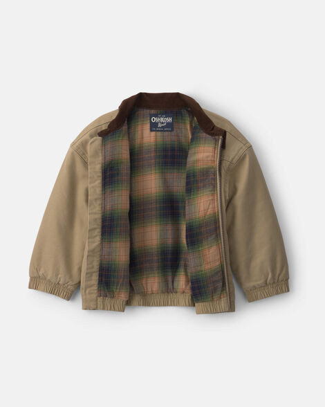 Toddler Boy Utility Barn Jacket - Khaki/Brown - OshKosh B'gosh | Carter's | Carter's Inc
