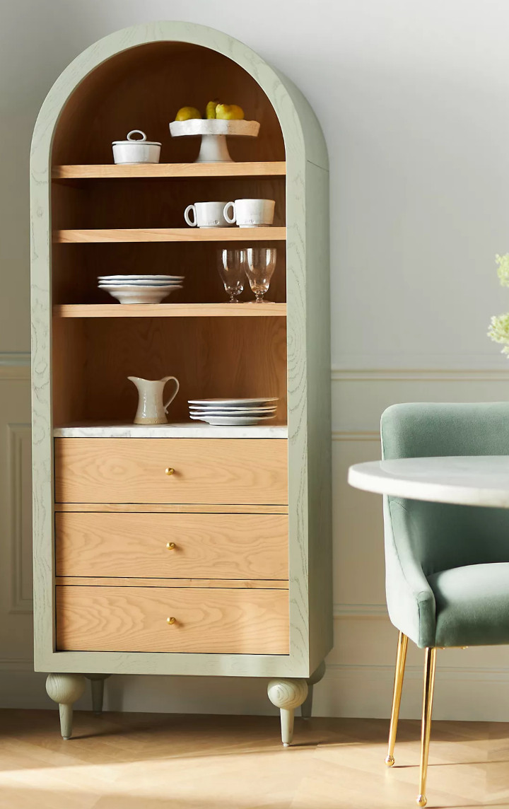 
The Fern Marble Top Bookcase, Interior Design, Home Decor 

 