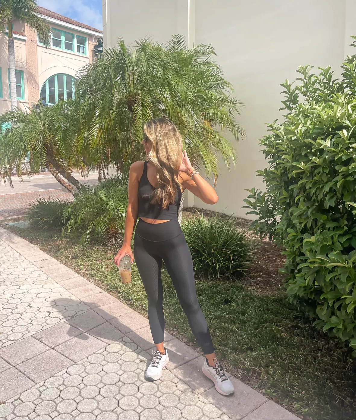 In Alignment Ribbed Black Leggings curated on LTK