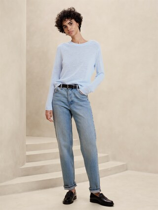 Pointelle Pullover Sweater | Banana Republic Factory