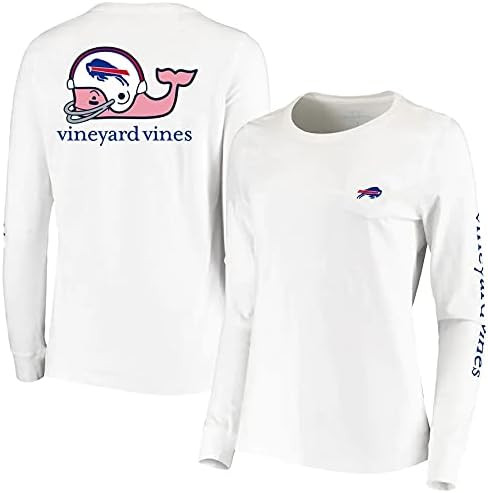 vineyard vines Women's NFL Helmet Long Sleeve T-Shirt | Amazon (US)
