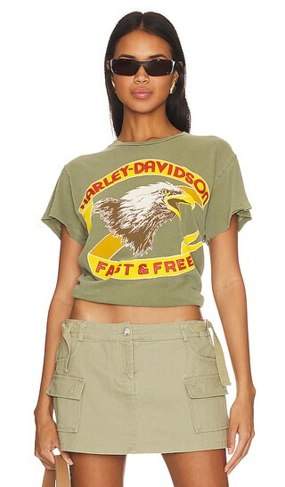 Harley Davidson Tee in Green | Revolve Clothing (Global)
