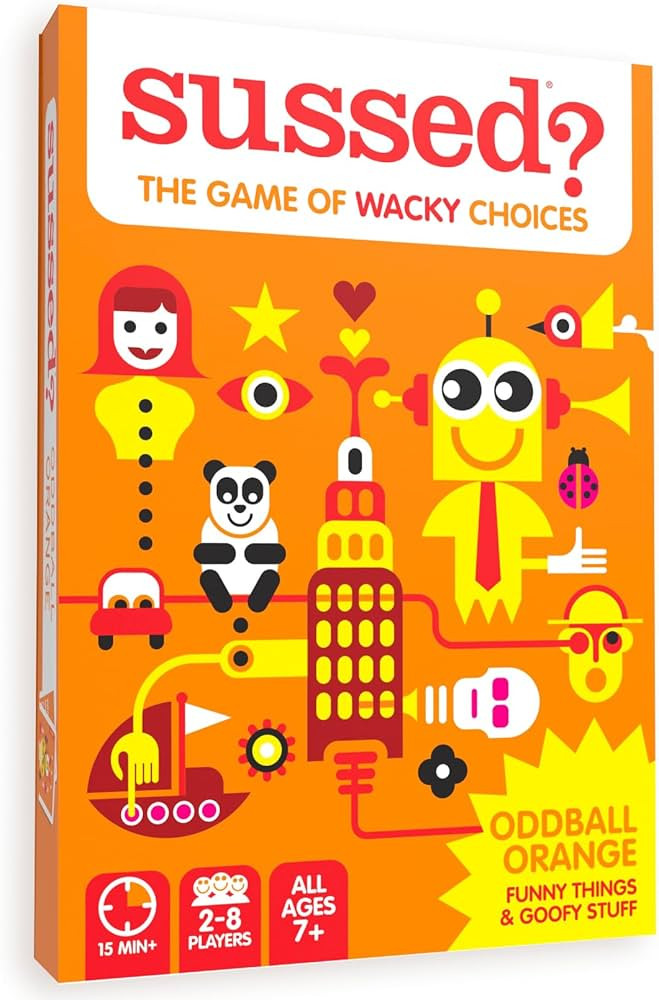 SUSSED The Game of Wacky Choices - Social Card Games for Kids, Stocking Stuffer & Family Party Tr... | Amazon (US)