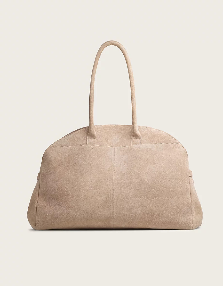 Suede Bowling Bag | Bags & Purses | The  White Company | The White Company UK & ROW
