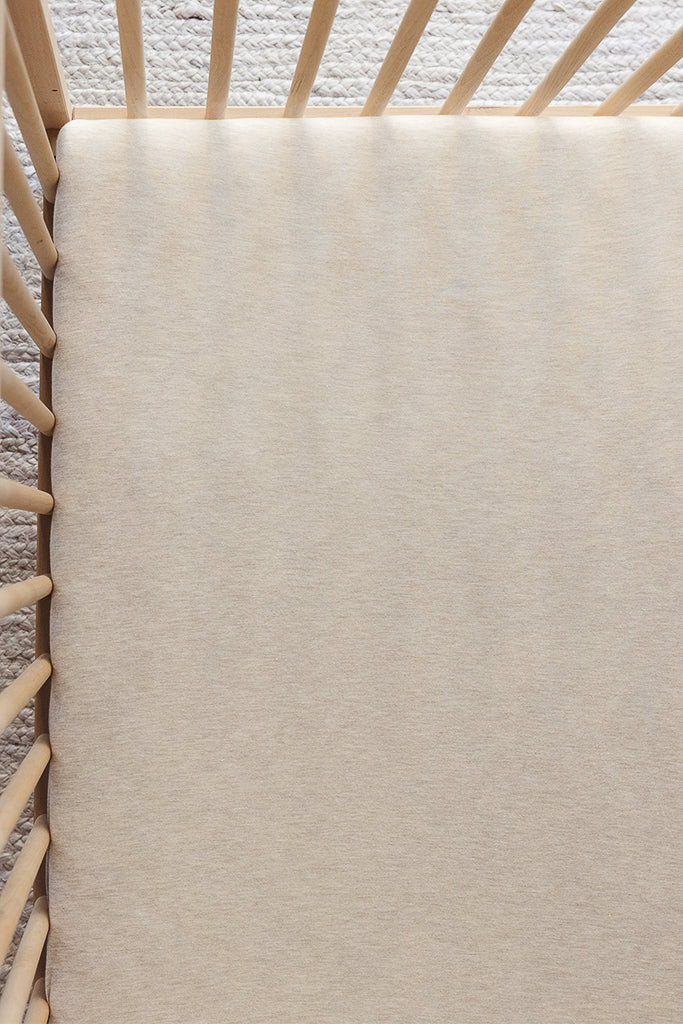 Flax Crib Sheet | Solly Baby