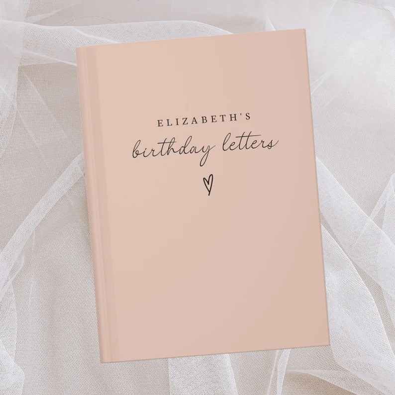 Birthday Letters Dear Daughter Son Journal Personalized Name Journal Custom Journal Gift Birthday... | Etsy (US)