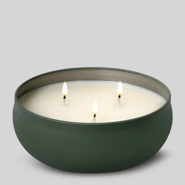 Better Homes & Gardens 12oz Noble Fir & Pine Scented 3-Wick Tin Candle | Walmart (US)