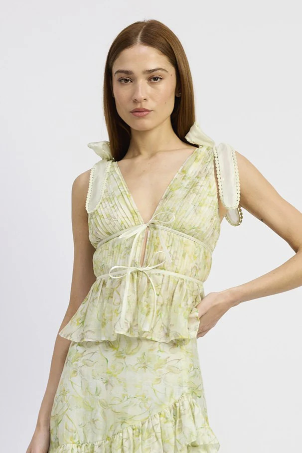 Claire Peplum Top | En Saison