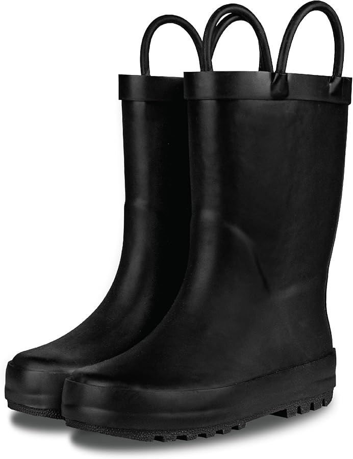 Lone Cone Premium Natural Rubber Rain Boots for Toddlers and Kids with Solid Design | Amazon (US)