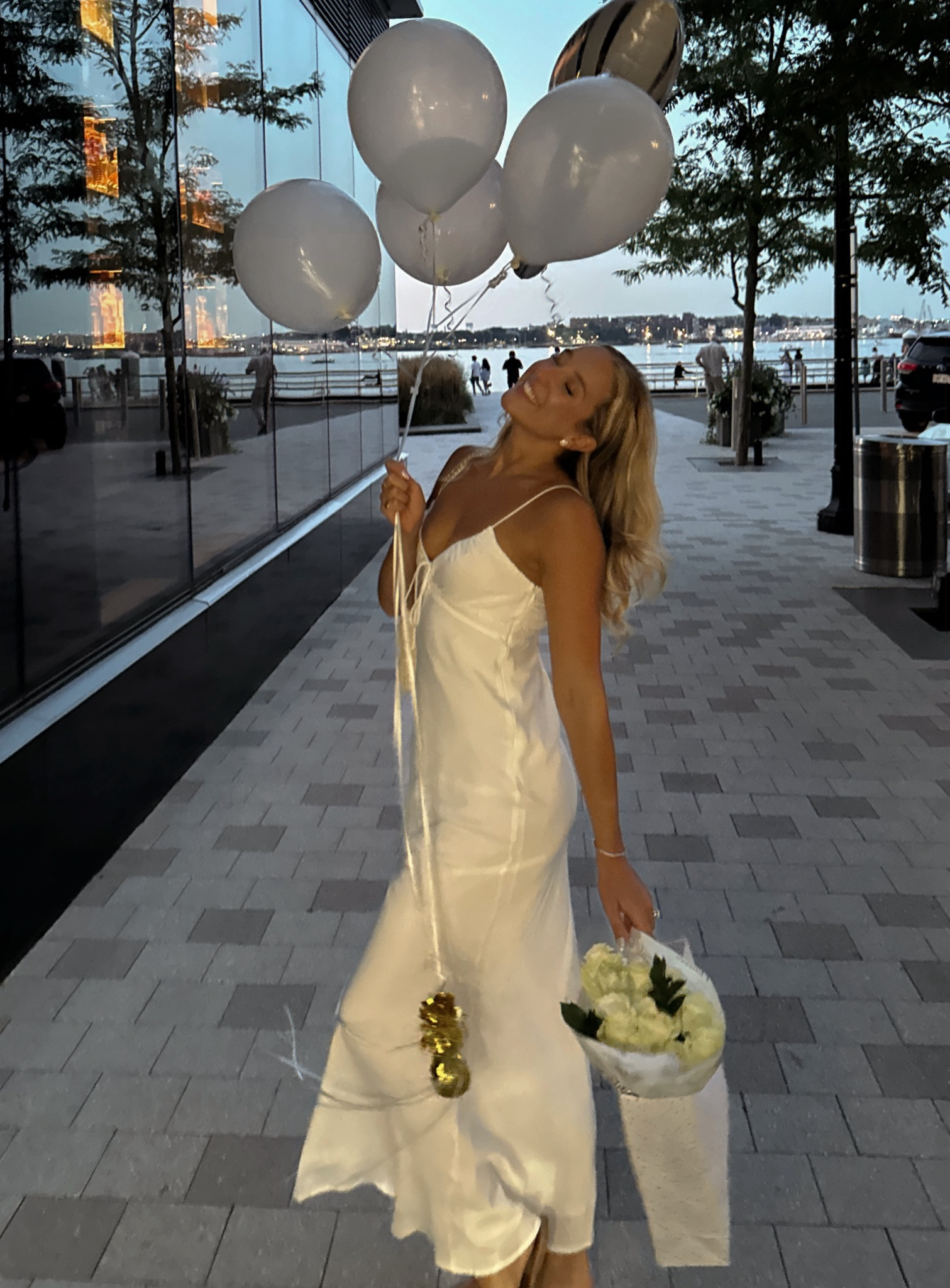 White bridal maxi dress 🤍 

#LTKStyleTip #LTKWedding #LTKBeauty