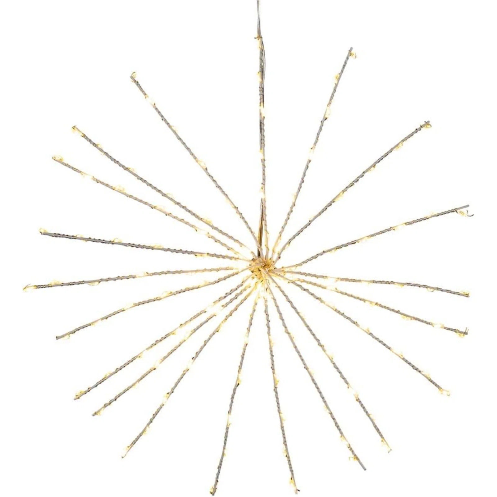 Kurt Adler Pre-Lit 3D Fairy Starburst Light, Warm White, 12in | Wayfair North America