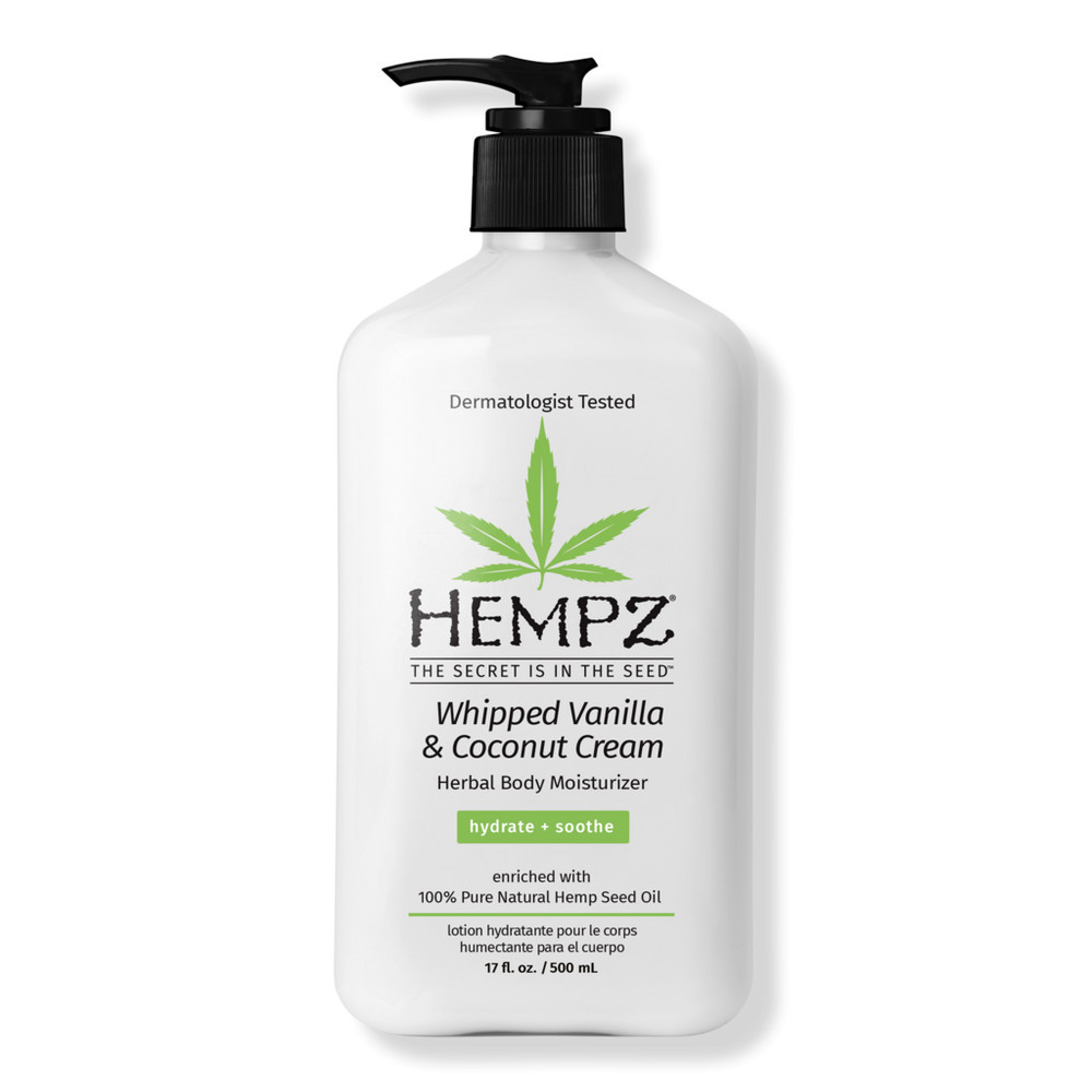 Hempz Whipped Vanilla & Coconut Cream Body Moisturizer - 17 oz | Ulta