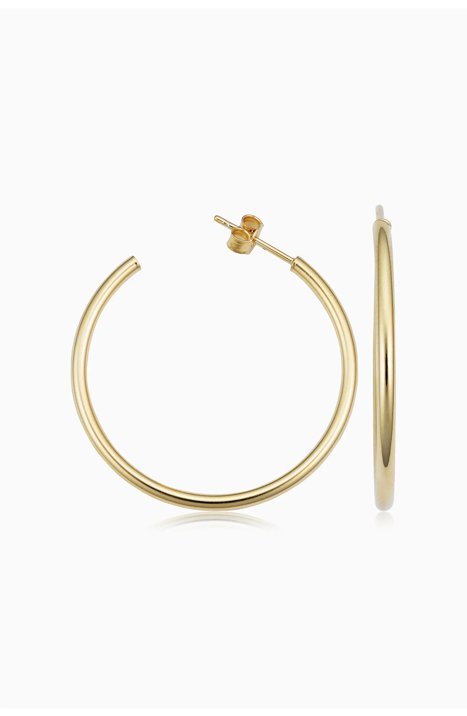 Oradina 14K Gold Sicily Hoops Earrings | Nordstrom | Nordstrom